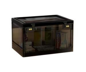 Bac de rangement verrouillable transparent empilable compact | Boîtes verrouillables pour réfrigérateur alimentaire, collations, téléphone, tablette, remèdes, prison, sécurité à domicile