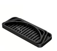 Bac De Récupération Anti-débordement En Silicone For Machine À Café(Black 1pcs)