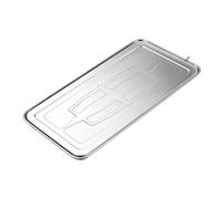 Bac de Récupération Climatiseur pour Climatiseur Mural, Bac à Condensat Climatiseur des Fuites en Acier Inoxydable, Plateau D'égouttage Clim pour Climatiseurs Muraux(44x93x3.5cm)