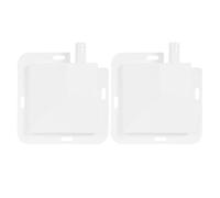 Bac de Récupération D'eau de Climatisation en Plastique Blanc, Lot 2 | Grand Bac de Récupération, Design Entonnoir 1, 2cm, Compatibilité, été Vacances