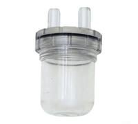 Bac de récupération d'eau de condensation pour chaudière murale - Réservoir de condensation transparent avec raccord de tuyau pour augmenter l'efficacité - 33 x 26 x 40 mm