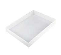 Bac de Récupération d'eau en Plastique PP, Bac de Récupération d'eau de Climatisation, Plateau de Récupération D'huile Anti-Fuite, Plateau à Plantes, pour La Maison, La Cuisine(80x70x5cm/31x28x2in)