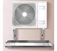 Bac de Récupération Des Condensats en Acier Inoxydable for Climatiseur, Bac de Vidange Universel, Kit de Raccordement avec Tuyau D'évacuation de 2m for Climatiseurs de Fenêtre