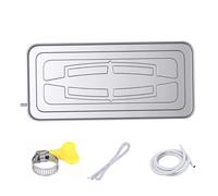 Bac de Récupération des Condensats en Acier Inoxydable, Kit de Bac de Récupération du Climatiseur, Bac D'égouttement du Climatiseur, pour Fenêtres AC et Mini Unités Divisées(Color:Silver 2-3P,Size:Hos