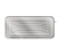 Bac de Récupération des Condensats pour Climatiseur Split Intérieur / Extérieur avec Tuyau d ' Évacuation de 200 cm , En Métal , Dimensions : 99 X 47 X 3 cm . Conception Antirouille , Installation Fac