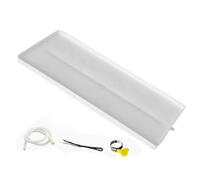 Bac de Récupération des Condensats pour Climatiseurs 1 à 5P, Bac en Plastique avec Orifice de Vidange(81.5x33x2.5cm/32x13x1in)