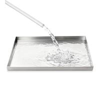 Bac de récupération en Acier Inoxydable, Compatible avec Les Lave-Linge et Les climatiseurs. Ce bac protège-Sol grâce à sa Construction soudée et Peut également Servir de bac de Changement d