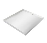 Bac de récupération en plastique pour machine à laver - 81 x 76 x 6,3 cm - Support pour machine à laver, sèche-linge, lave-vaisselle, réfrigérateur, protection anti-fuite