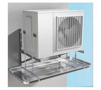 Bac de récupération Monobloc épais, bac de récupération en métal, avec kit d'accessoires de Drainage, bac de climatisation, adapté aux unités extérieures de climatiseur de fenêtre (Acier ino