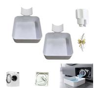 Bac de récupération pour lave-linge avec écrou, plateau de vidange pour (2pcs)