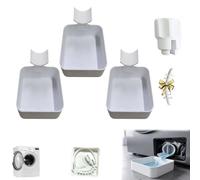 Bac de récupération pour lave-linge avec écrou, plateau de vidange pour (3pcs)