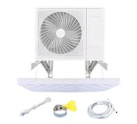 Bac de récupération pour lave-linge, Bac d'égouttement de climatiseur, bac vidange collecteur d'eau en PP for AC/Mini Split, plusieurs tailles(1-2P+400cm hose)