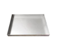 Bac de récupération pour lave-linge, Plateau collecteur d'eau for climatiseur, en acier inoxydable, plusieurs tailles(60x100cm(24x39in))