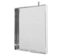 Bac de Récupération Pratique pour Climatiseur, Forme en U, Fer Argenté | Unité Extérieure Portable ou Fenêtre, Usage Balcon Extérieur, Entretien Facile, Pose sans Professionnel