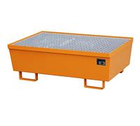 Bac de récupération type AM AM-2 laqué RAL 2000 Jaune bordeaux