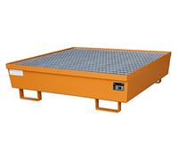 Bac de récupération type AM AM-4/A laqué RAL 2000 Jaune bordeaux