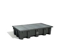 BAC DE RETENTION 2 IBC 1050L CAILLEBOTIS ACIER GALVA - RENSON - 182104