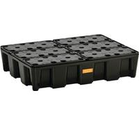 CEMO Bac collecteur volume de collecte 60 l L800xl600xH180mm polyéthylène avec grille CEMO Quantité:1