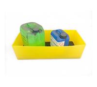 Bac de rétention avec caillebotis 42 l anti uv 70x30 cm - Jaune