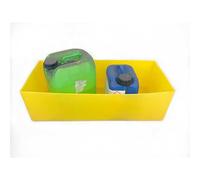 Bac de rétention Bidons 42 litres anti UV 70x30 cm - Jaune