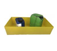 Bac de Rétention Bidons 57 litres anti UV 80x40 cm - Jaune