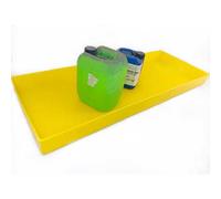 Bac de rétention Bidons 60 litres anti uv 130x50 cm - Jaune