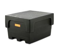 Bac de rétention CUBI-PE 1 100/1 avec caillebotis acier galvanisé - CEMO