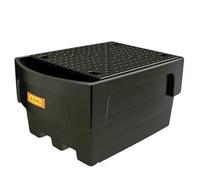 Bac CUBI-PE 1100/1 collecteur avec caillebotis PE CEMO - 10951