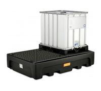 Bac de rétention CUBI-PE 1 100/2 avec caillebotis en polyéthylène - CEMO
