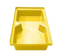 Plast'Up Bac de rétention empilable en PEHD 52 x 102 cm - 70 L - F51058J