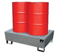 Bac de rétention en acier galvanisé SW2-240 - Pour produits inflammables, lubrifiants - CEMO - 9880H