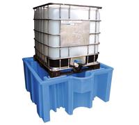 Bac de rétention en polyéthylène pour 1 cubitainer Ecospill OVBIBC1