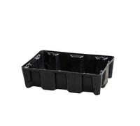 Bac de rétention LABO MODULAIRE PE 25 litres sans caillebotis en PE - CEMO