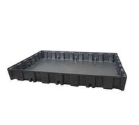 Bac de rétention LABO MODULAIRE PE 250 litres sans caillebotis en PE - CEMO - 10892