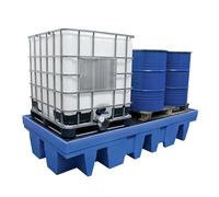 Bac de rétention PE avec grille PE 1140L Ecospill OPB8