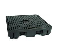 Bac de rétention PE DRUM 240/4 - Pour huiles, fioul, gasoil - CEMO - 8524