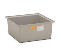 Bac de rétention PFV 220 litres sans caillebotis - Résistant aux huiles, fioul, gasoil, produits chimiques - CEMO - 10386