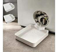Bac De Rétention Pour Lave-Linge Plateau Anti-Fuite Imprimé En 3D Bac De Récupération De Rechange Pour Lave-Linge Washer Drip Pan Pour Buanderie Sous-Sol Appartement Propriétaires Locataires (2PCS)