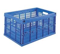 Bac de stockage pliant en plastique - 45 litres - dim : H 27 x L 52,5 cm