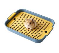 Bac de toilette antidérapant amovible et réutilisable pour petits animaux de compagnie - Pour lapins nains, furets, hérissons, écureuils, chinchilla