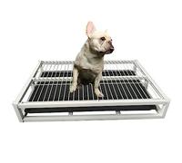 Bac de toilette d'intérieur portable pour chiot - Facile à nettoyer - Solution de litière pour chiens de petite et moyenne taille