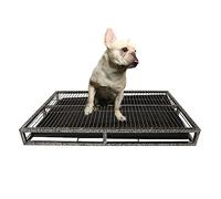 Bac de toilette d'intérieur portable pour chiot - Facile à nettoyer - Solution de litière pour chiens de petite et moyenne taille
