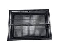 Bac de toilette d'intérieur pour chiot - Tapis de propreté portable pour chiens de petite et moyenne taille - Solution facile à nettoyer