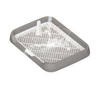 Bac de Toilette pour Chien - 47 × 36 × 5,5 cm Construction ABS + PP, Drain d'urine à Grille maillée, d'entraînement réutilisable, Conception Facile à Nettoyer | Propreté intérieure Garde des c