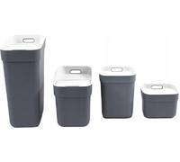CURVER READY TO COLLECT 30L Poubelle, gris foncé 02103-229