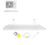 Bac de Vidange, Climatiseur Mobile Plateau en Plastique, Bac D'égouttement de Condensation, Bac D'égouttage de Climatiseur avec Tube de Vidange, Kit de Vidange Universel pour Climatiseur de Fenêtre (