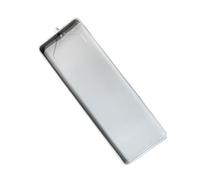 Bac de Vidange de Climatiseur en Acier Galvanisé Extérieur，bac D'égouttement Universel pour Collecteur d'eau de Condensation，bac de Récupération des Condensats de Climatisation avec Tube de Drainage