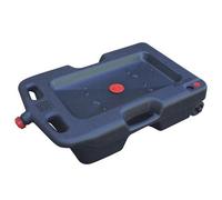 Bac de vidange mobile PE58 - Pour acides, produits chimiques, huiles, hydrocarbures - CEMO