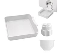 Bac de vidange pour machine à laver, 17,5 x 17,5 x 3 cm (avec écrou)