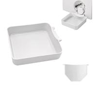 Bac de vidange pour machine à laver, bac de récupération avec plaque de dérivation et écrou de raccordement de 6,5 x 7 cm, bac de récupération pour machine à laver pour protéger les sols contre les
